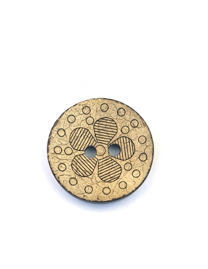 Botón coco 44mm fantasía