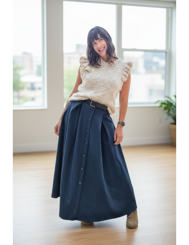 Patrón chaleco Norte-Sur