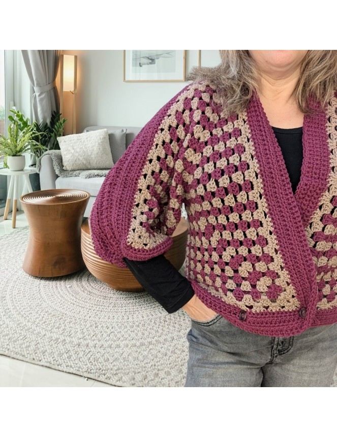 Patrón cardigan Oliva